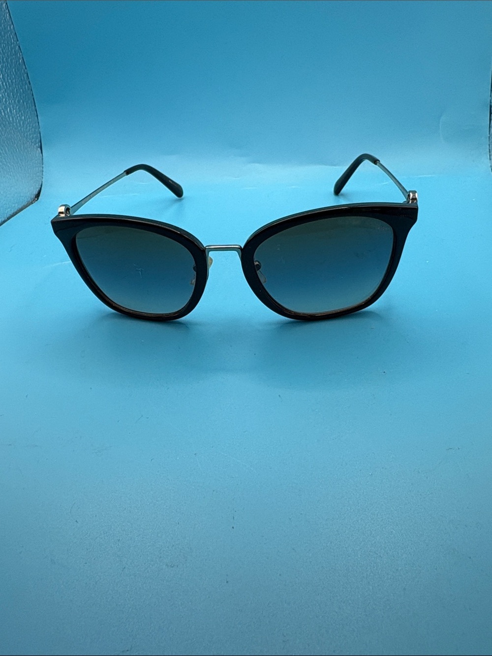 Michael Kors MK2064 Lugano Black Cat-Eye Sunglasses